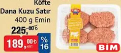 EMİN KÖFTE DANA KUZU SATIR 400 G EMİN KÖFTE DANA KUZU SATIR 400 G